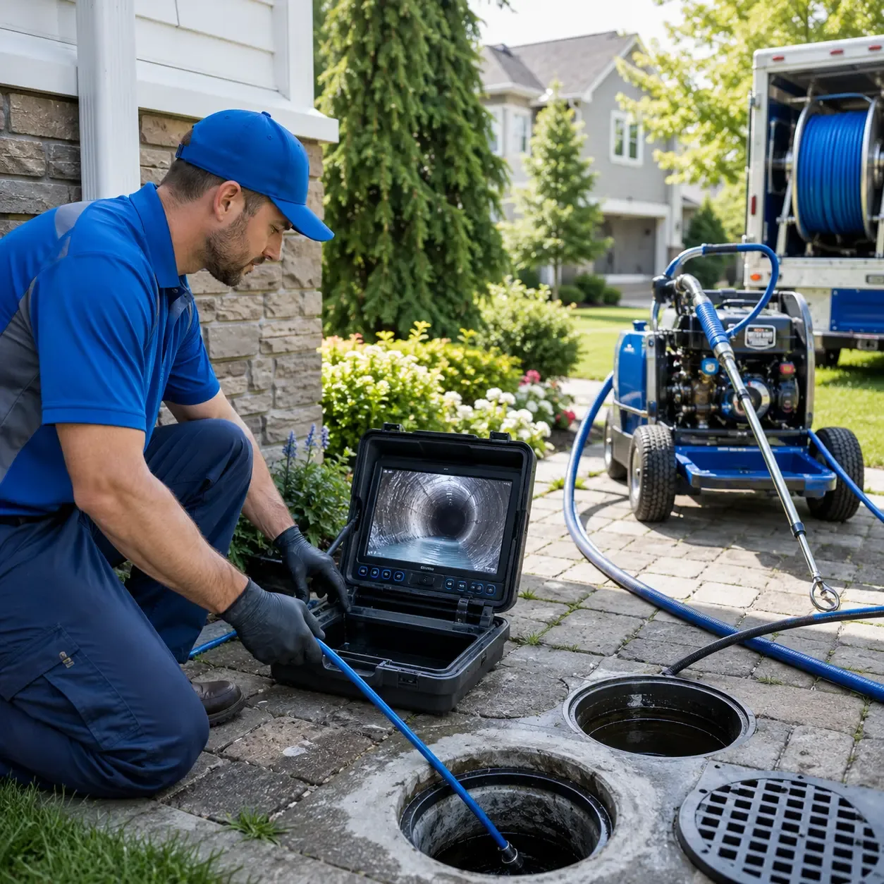 Outdoor drain cleaning professionals serving Wellington, KS